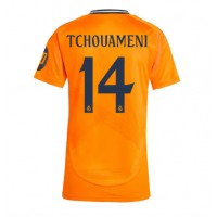 Echipament fotbal Real Madrid Aurelien Tchouameni #14 Tricou Deplasare 2024-25 pentru femei maneca scurta